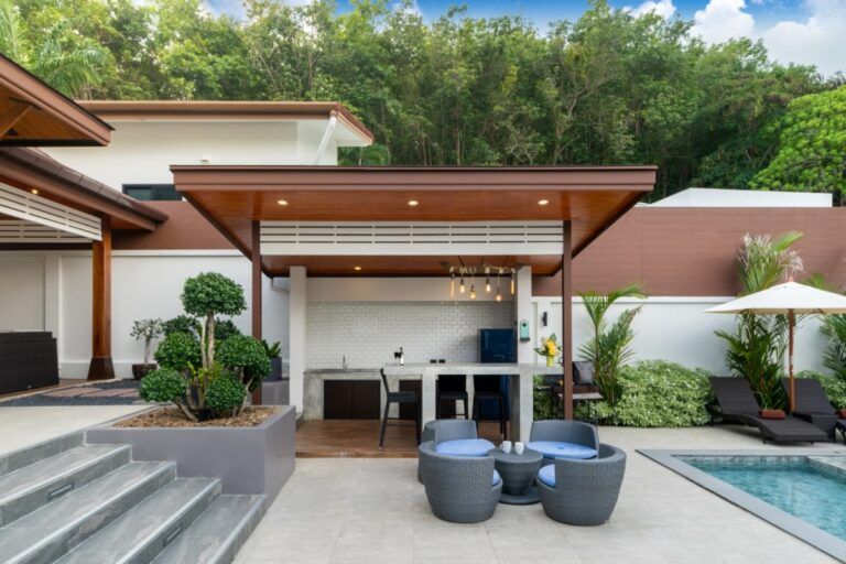 decoração externa